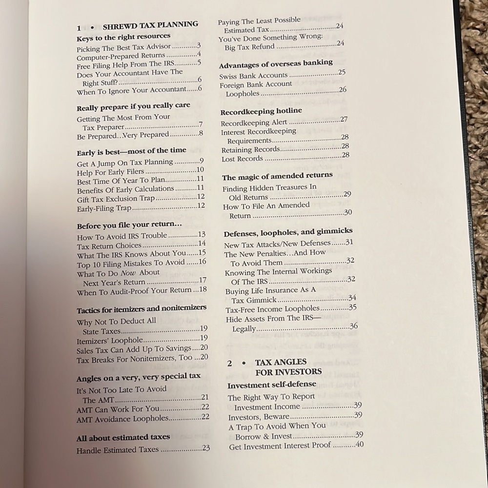 TAX LOOPHOLES BOOK - Picture 9 of 16